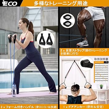 EZEE イージー　トレーニングチューブ　新品 iECO トレーニングチューブ チューブトレーニング 筋トレチュー ゴム