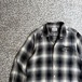 WACKO MARIA / Rayon ombre check shirt size M