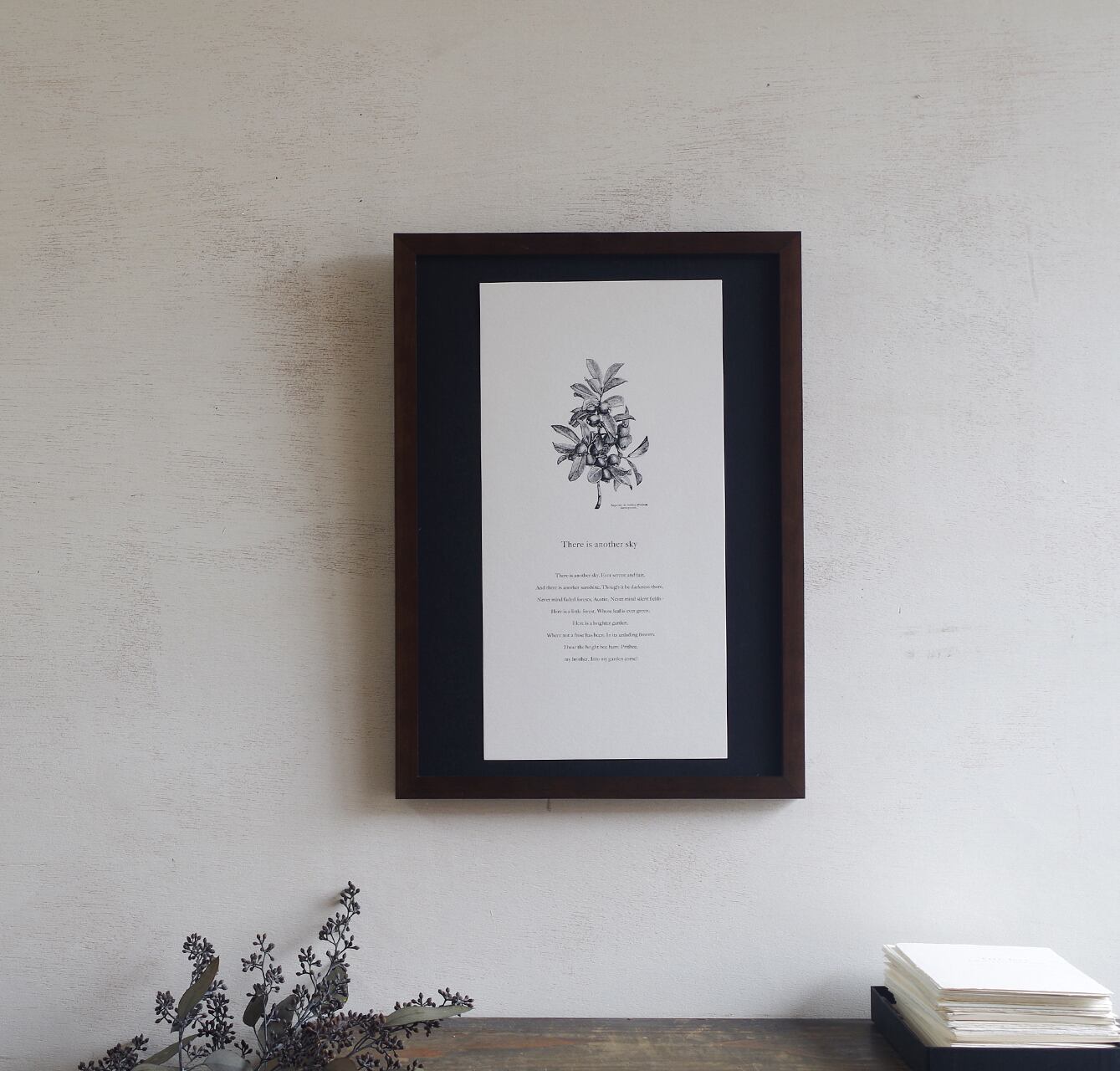 There is another sky (活版印刷 変形サイズポスター)