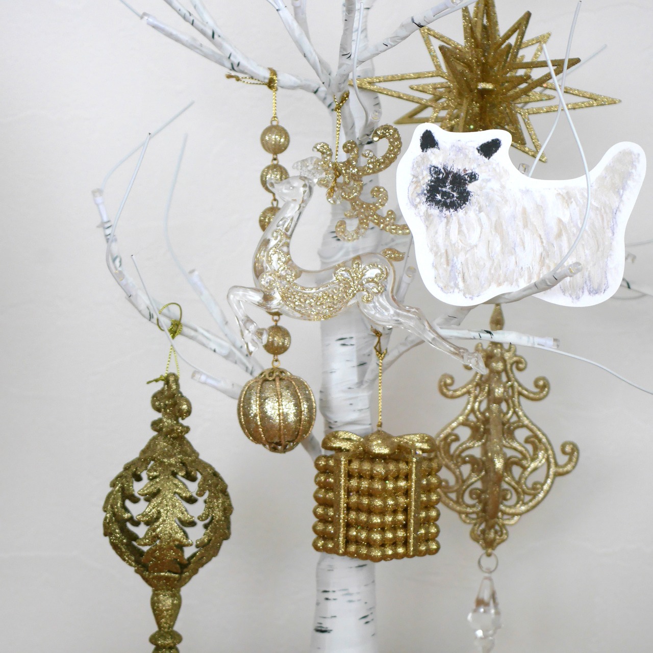 メッセージカード03 ケリー・テリアのユキマルちゃん〔封筒付〕 - 1