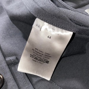 DIOR HOMME narrow lapel cotton tailored jacket