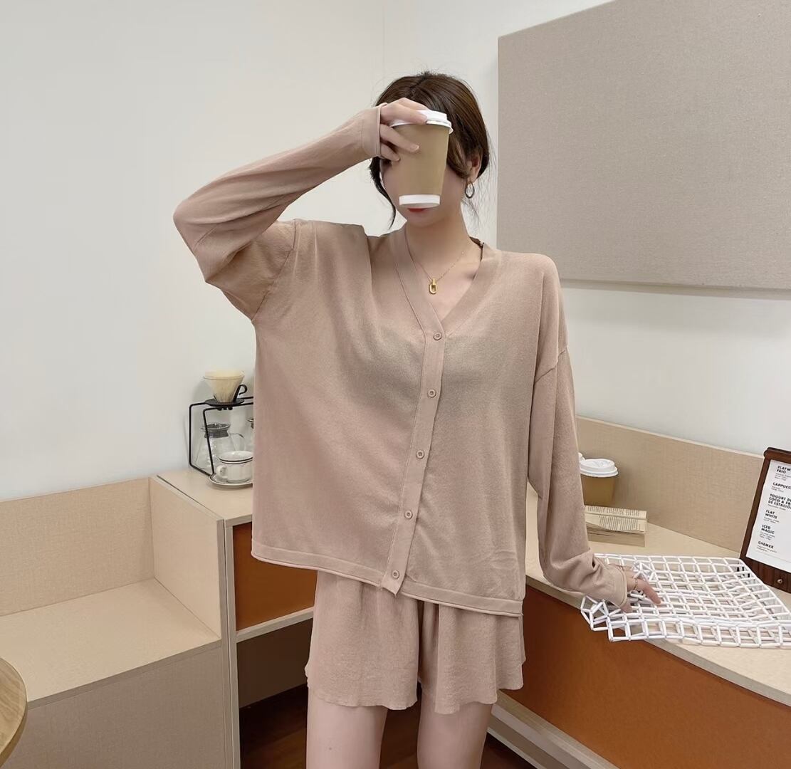 ゆるカーデ・ショートパンツ セットアップ AJ1050-3062