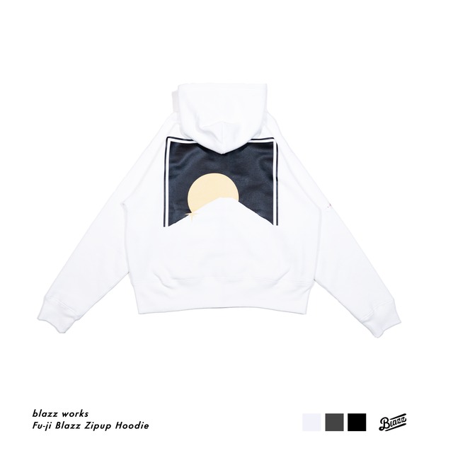 Fu-ji Blazz Zipup Hoodie [White]