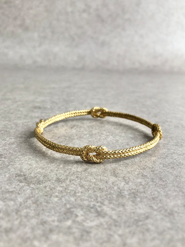Christian Dior クリスチャン ディオール ブレスレット ゴールド ツイストロープ vintage ヴィンテージ オールド vh5yfe