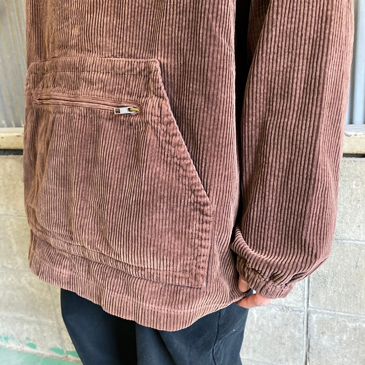 90年代 巨人タグ J.CREW Jクルー 太畝 コーデュロイ アノラック 
