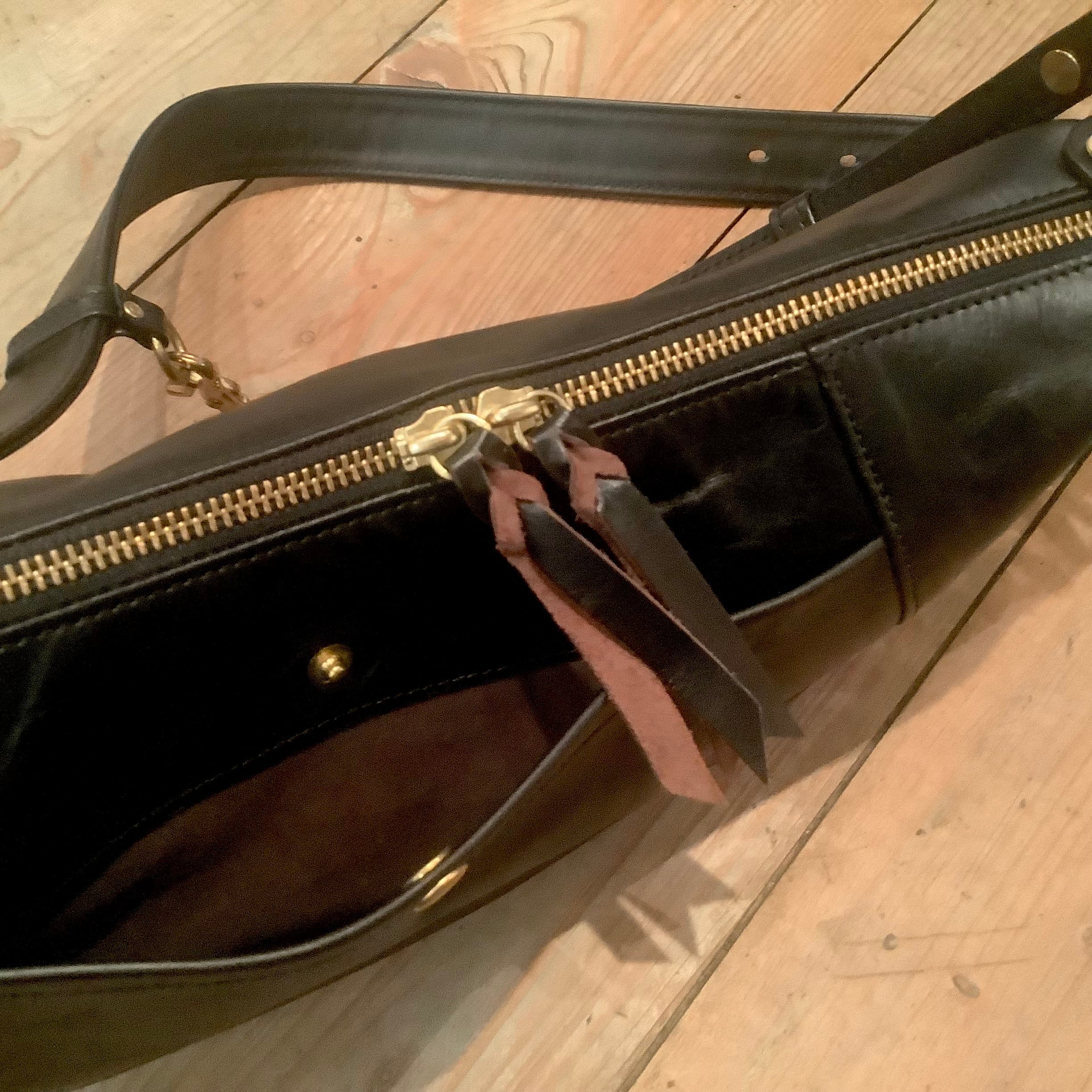 GrooverLeather shoulder bag 馬革 waist bag pouch 新喜皮革 ホース