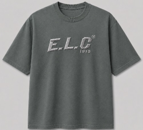 E.L.C 1915 LOGO TEE GREEN