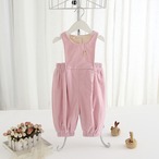 うさぎチャームのコーデュロイサロペット