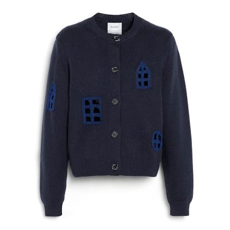 BARRIE CUT OF WINDOWS CARDIGAN STORM/NOSS
