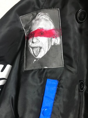 UNFINISHEDモッズコートN-3B偉人シリーズブラック