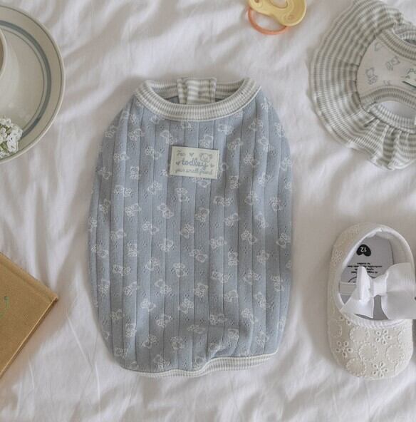 予約【todley】Petite Bear Sleeveless (Blue)