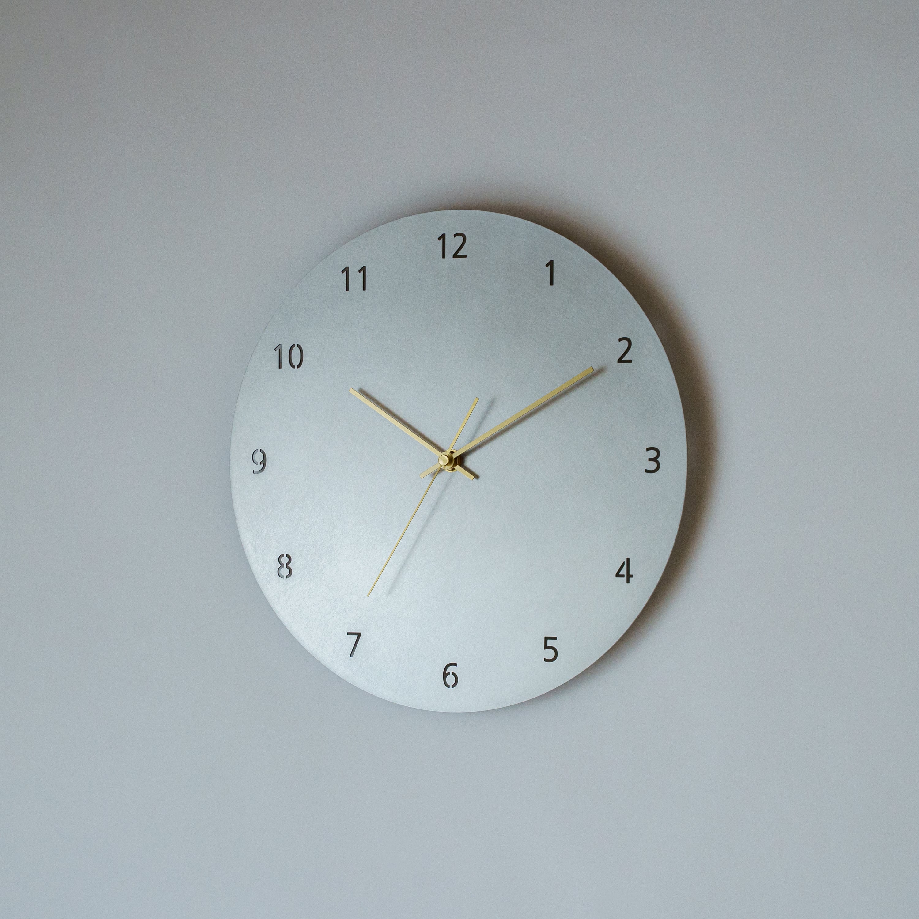 minimal wall clock 300 _ number / stainless 壁掛け時計 300 数字