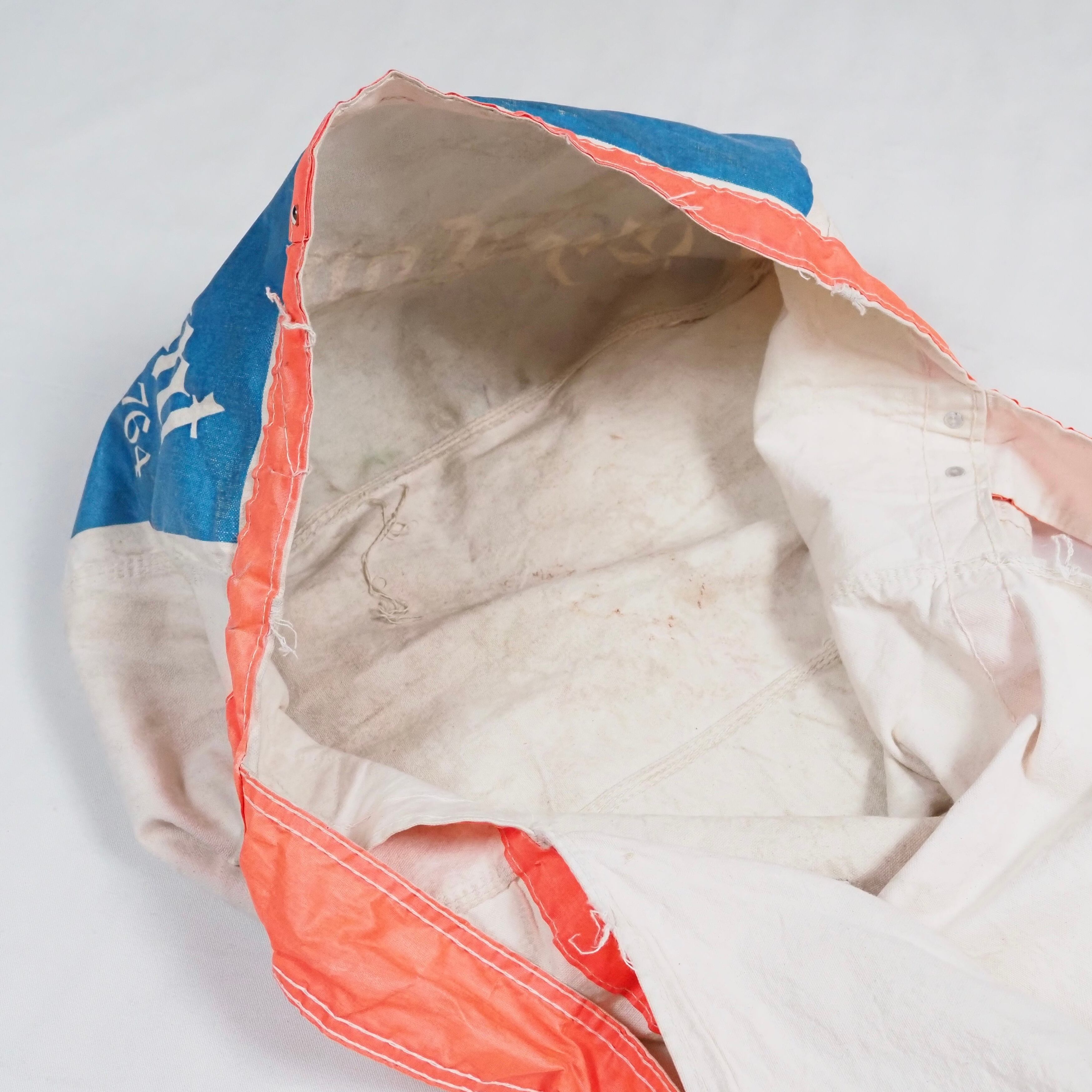 60s The Courant Reverse Stencil Newspaper Bag Vintage ニュース