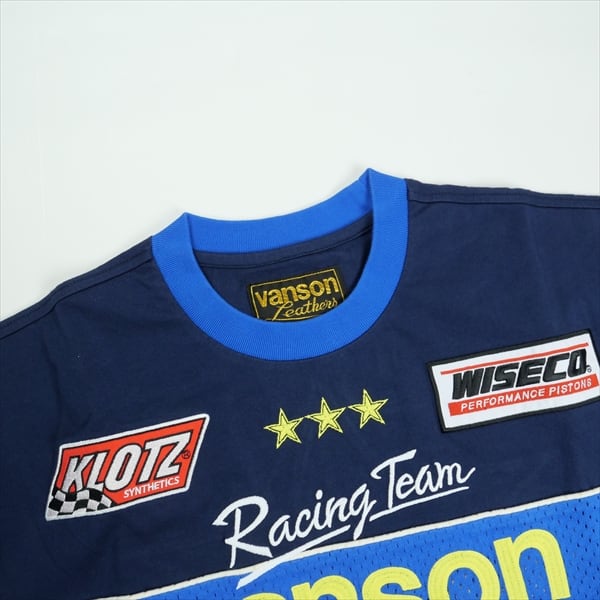 Size【L】 SUPREME シュプリーム ×Vanson Leathers 26SS L/S Top Navy