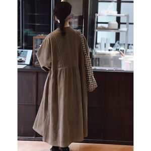 レース コーデュロイ ワンピース M SL11473