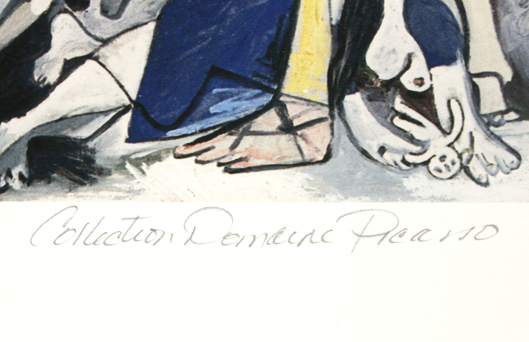 パブロ・ピカソ「サビニの女たちの略奪」作品証明書・展示用フック・限定500部エディション付複製画ジークレ