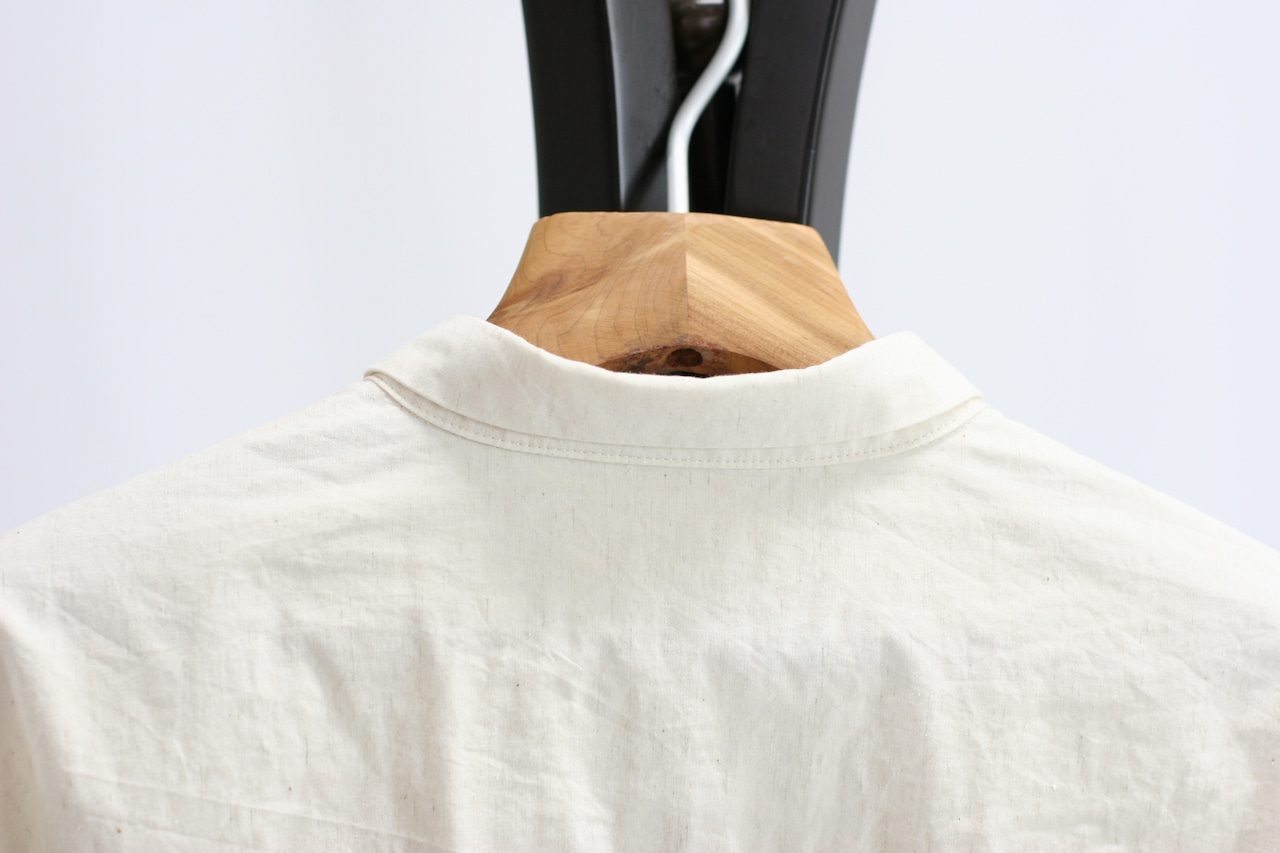 【GUPTIHA】Cotton Linen Typewriter Shirts / Ecru(63145-096)