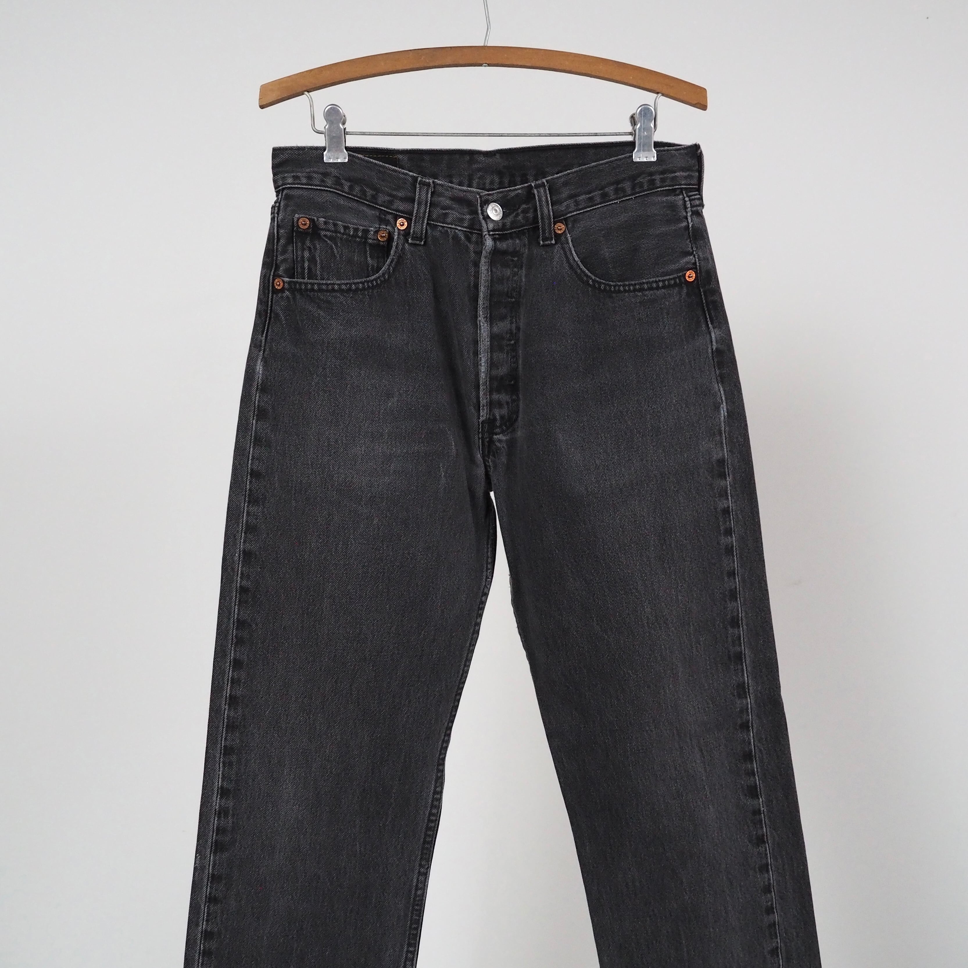 90's Levi's 501-0659 Black denim pants w31 CANADA製 リーバイス
