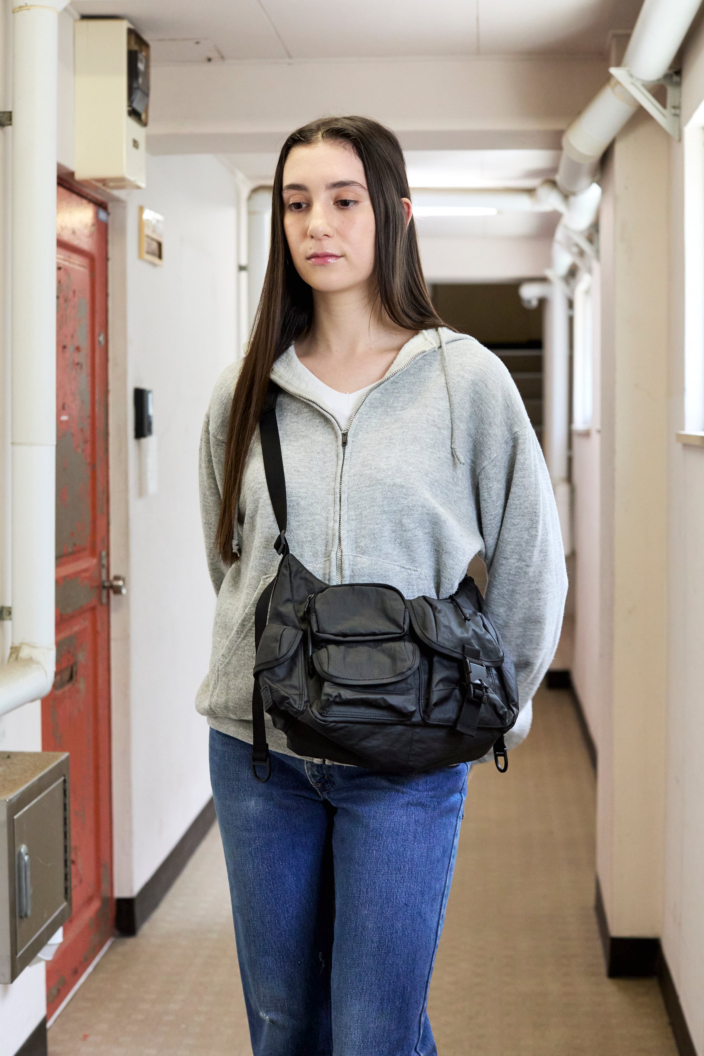 NEW !! / MULTI POCKET SHOULDER BAG (SMALL) / BCL-85 BLACK2