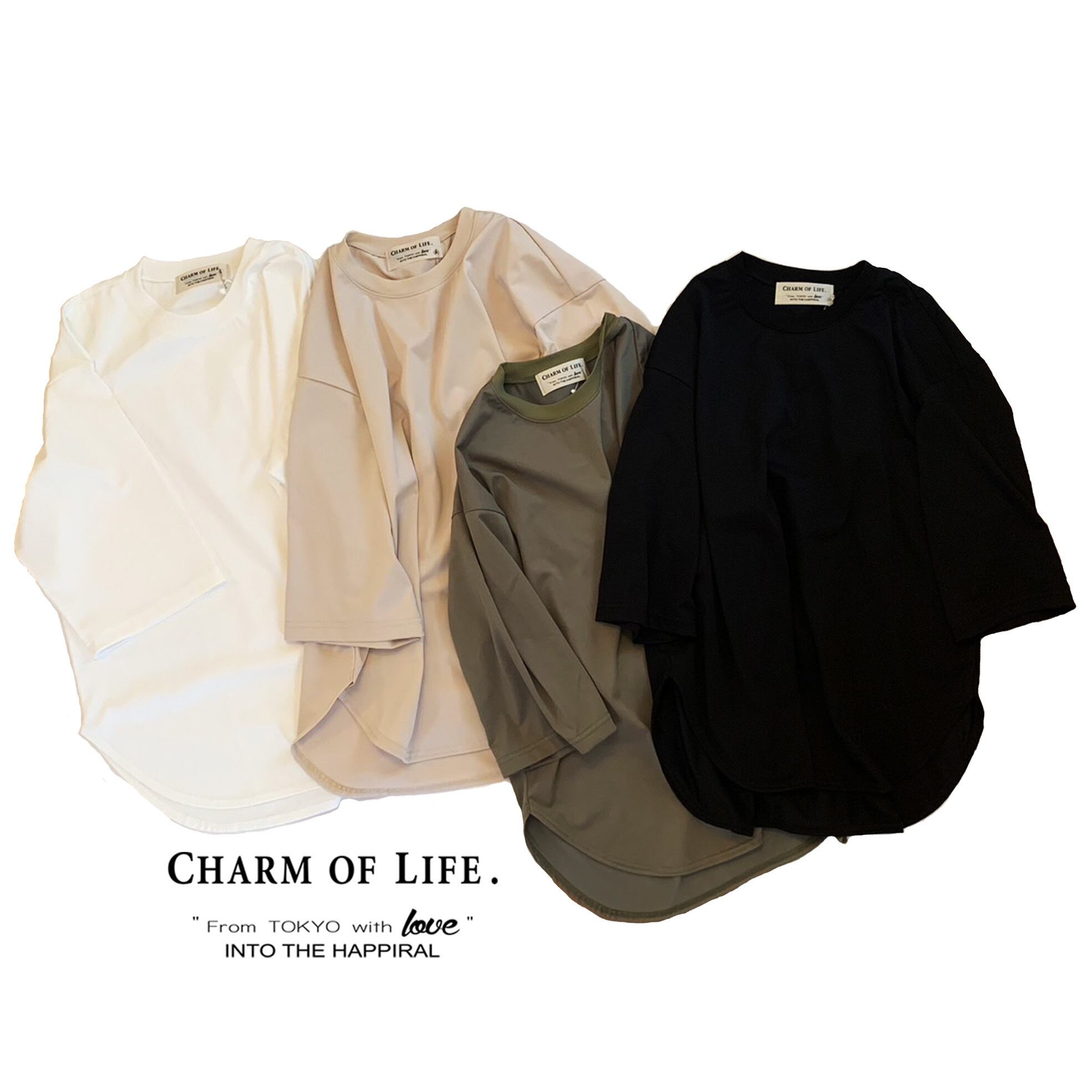 【2024夏新作】【日本製】着心地最高5分袖Tee