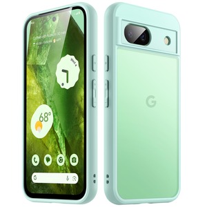 【在庫処分】JETech マットケース Google Pixel 8a 6.1インチ 2024用 超薄型 半透明マット感背面保護カバー 指紋防止 (ミント)