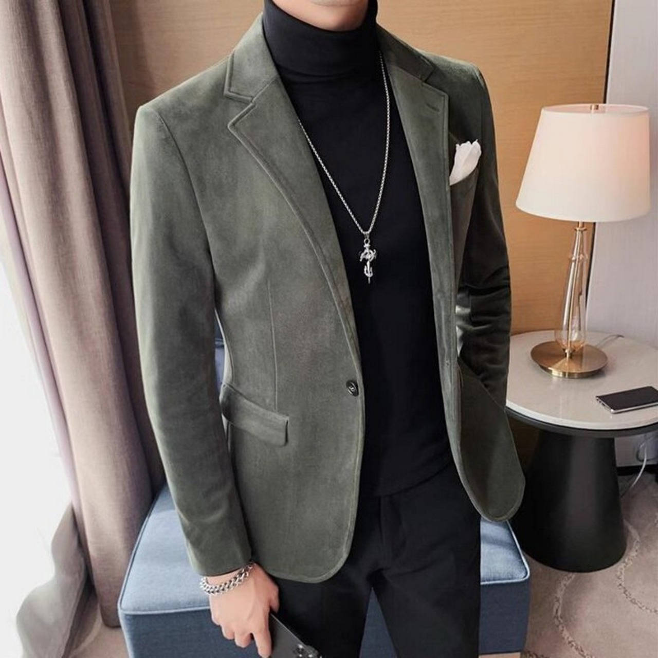 single suit slim jacket 00240