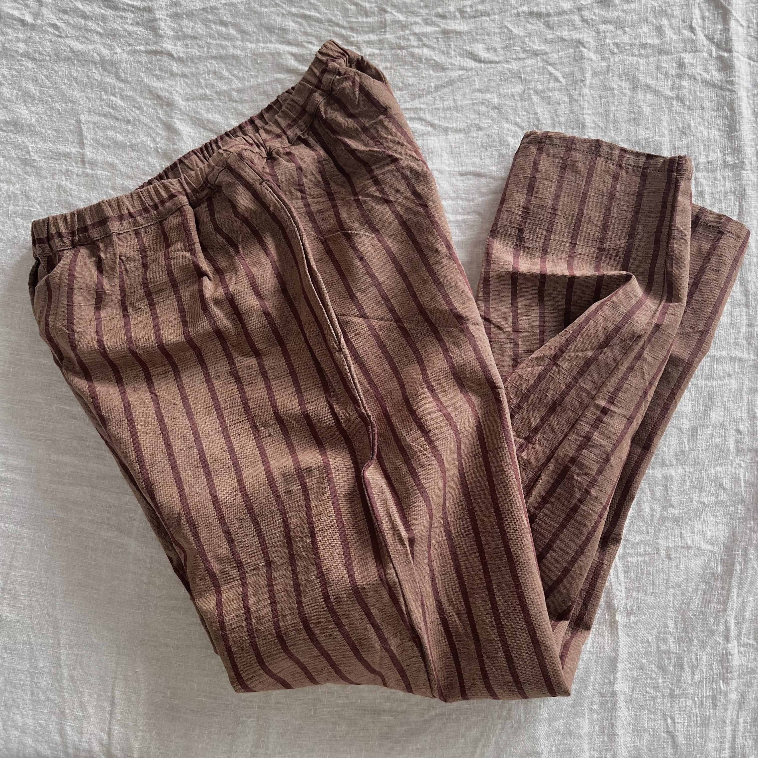 ヤンマ産業　会津木綿パンツ 会津木綿ダボダボパンツ(+10cm丈) YAMMA ヤンマ産業（ソフト