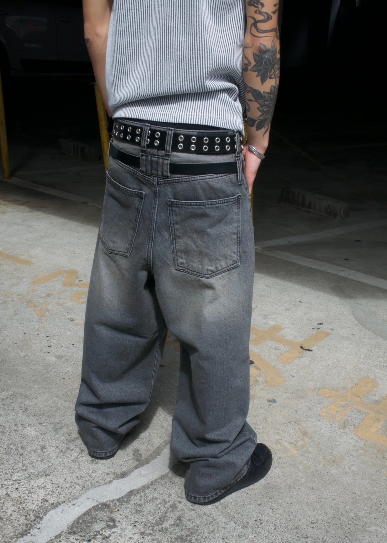 RADIANT コーティングデニムMサイズ 即納】RADIANT Embossing coating denim | 韓国ファッション セレクト
