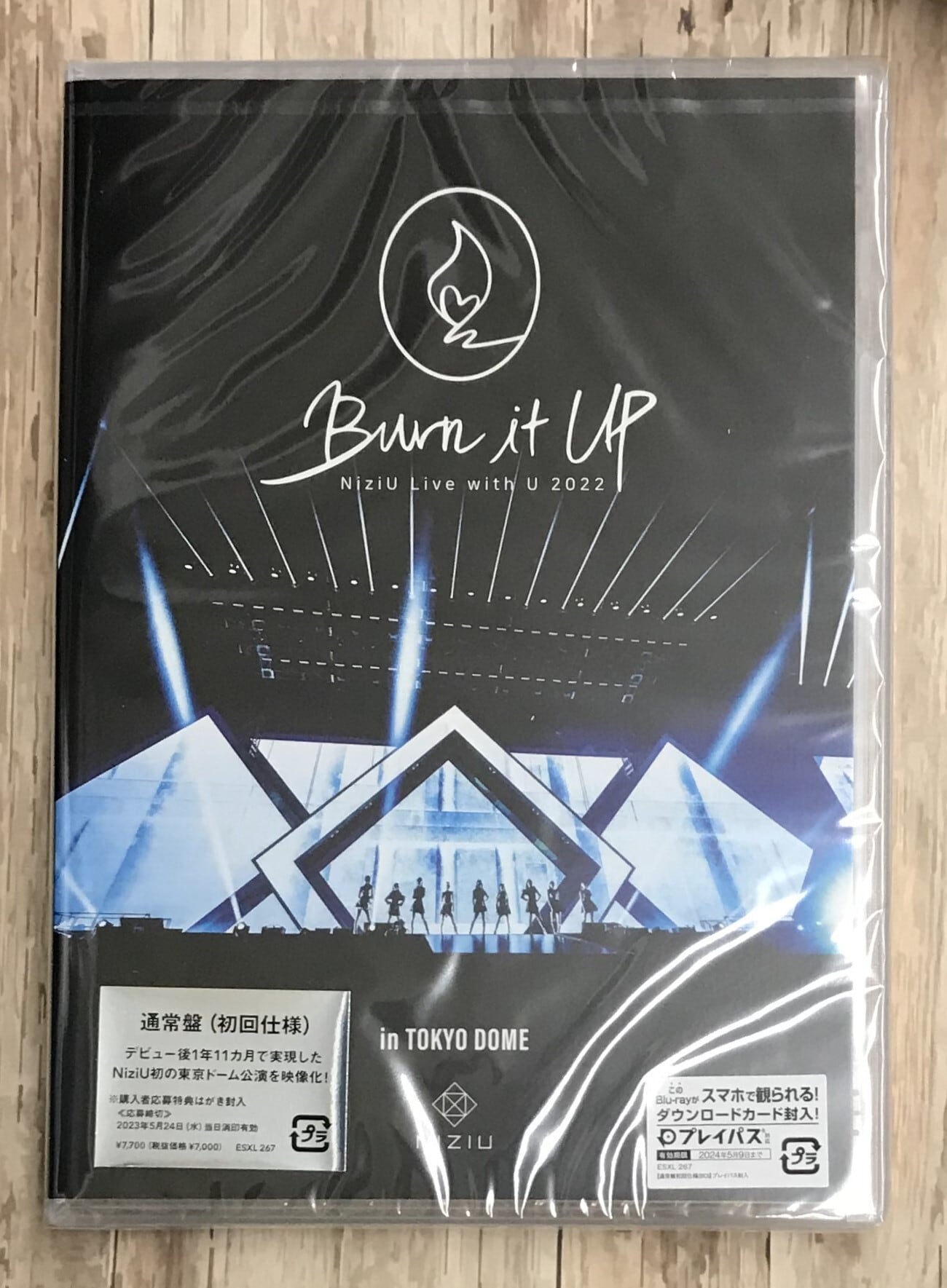 NiziU Burn it Up 東京ドーム　初回限定盤　ブルーレイ　ライブ