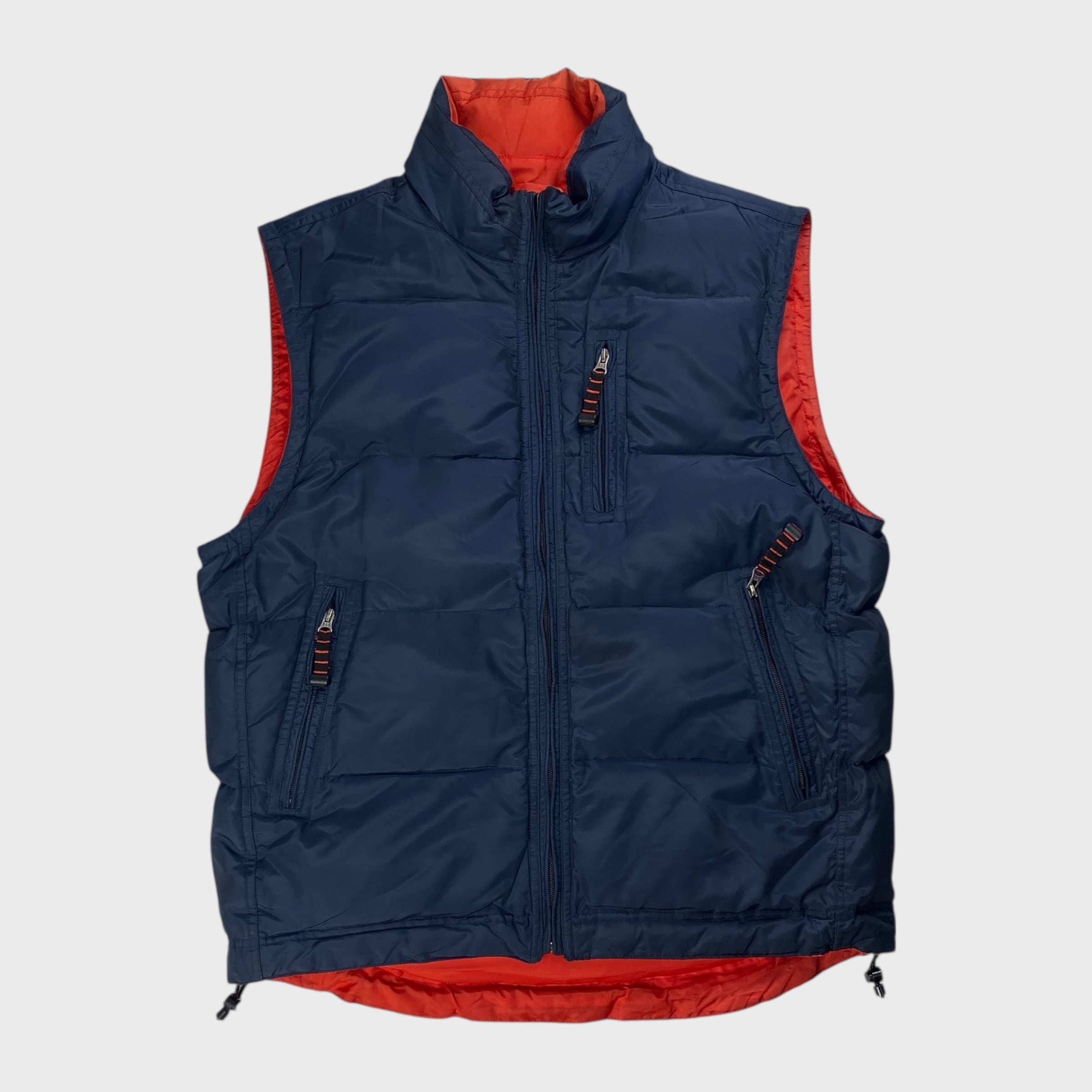 USED ウールリッチ M アニマル フリースベスト 襟付き レディース