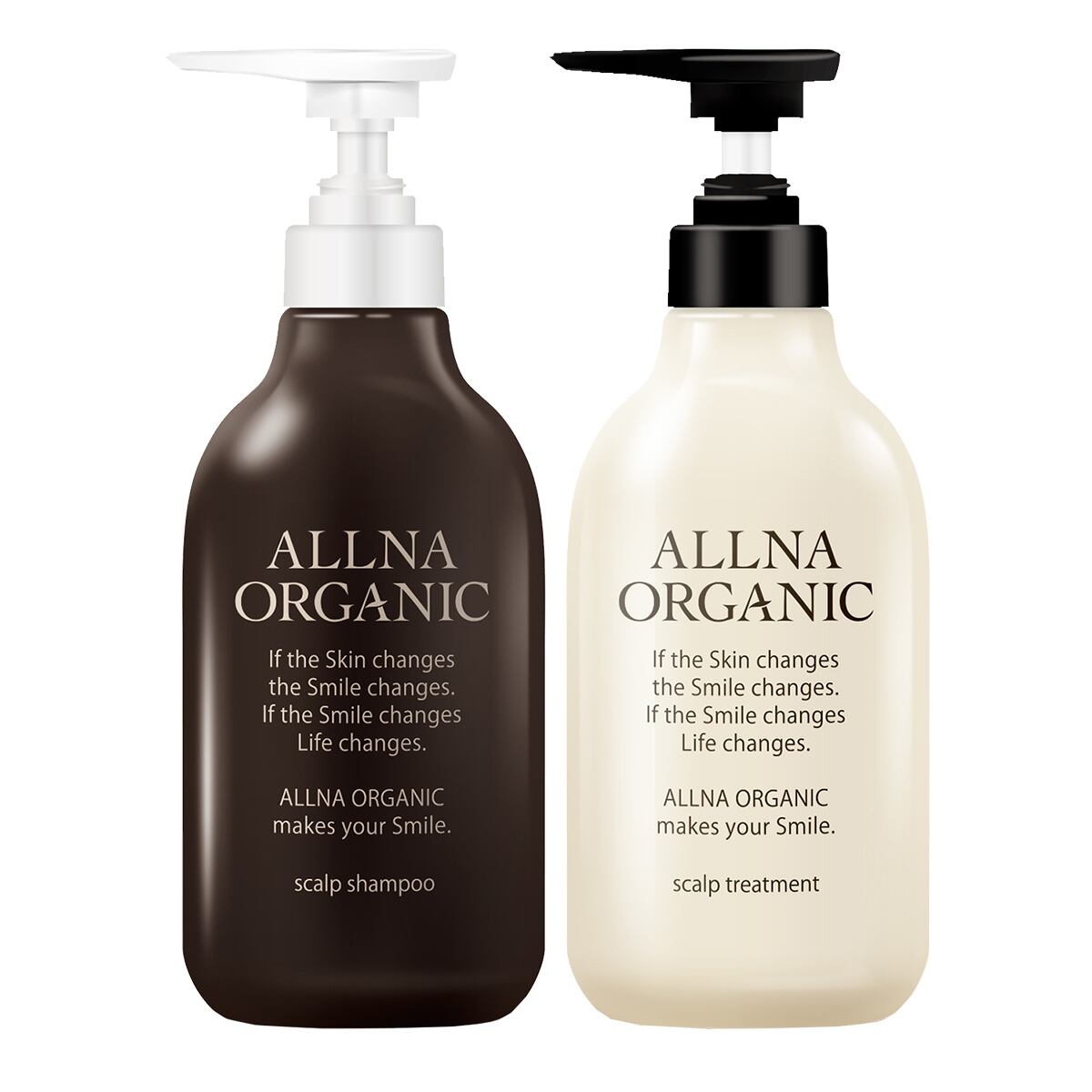 ALLNA ORGANIC【スカルプ シャンプー&トリートメント】セット 500ml&500m【 無添加 天然由来洗浄 】 オルナ オーガニック  ノンシリコンシャンプー/ボタニカルトリートメント | ALLNA ORGANIC