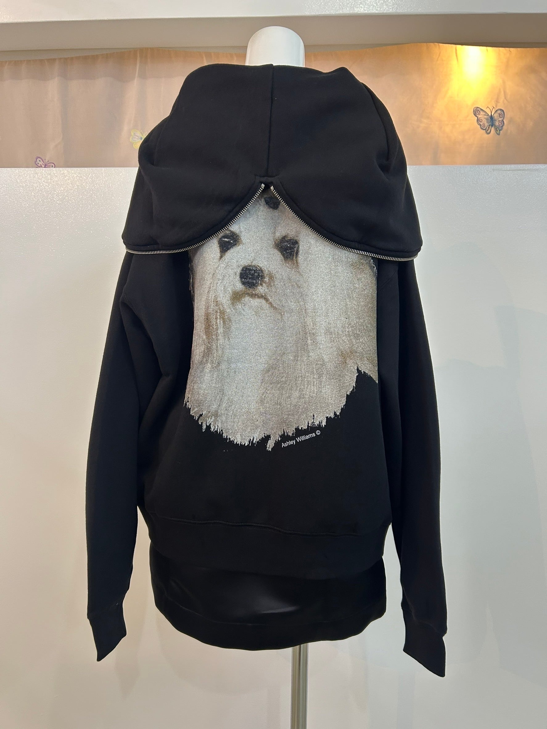 Ashley WILLIAMS butterfly hoodie / maltese black | itimi