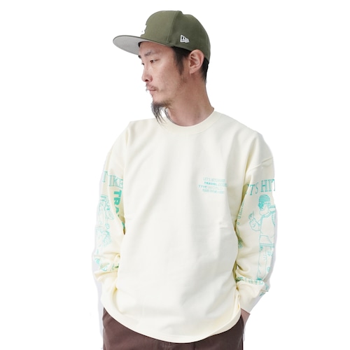 【2026SS 新作】gym master ジムマスター 10.3oz HITCH HIKE スウェットビッグTEE G621781 メンズ レディース ユニセックス 長袖 トレーナー ビッグシルエット