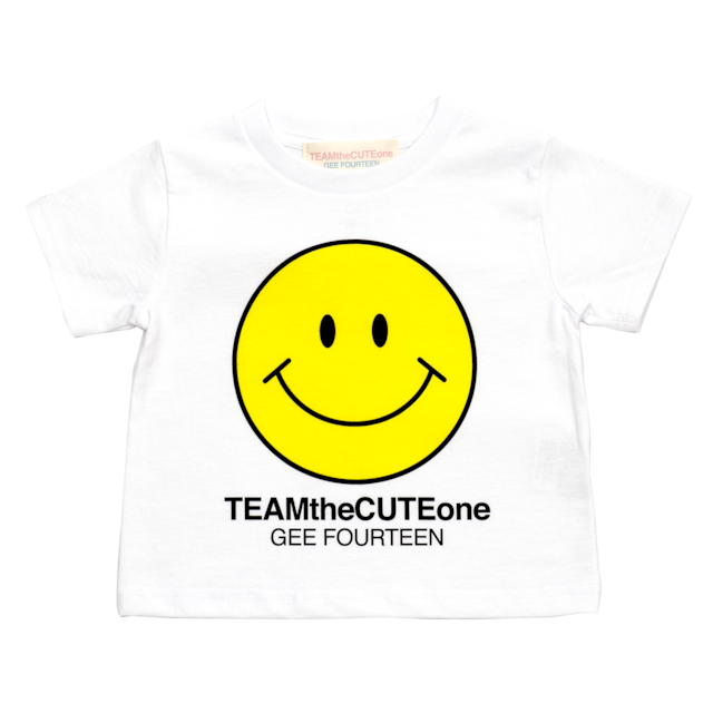 【TEAMtheCUTEone】 SMILE HAPPINESS Kids Tee