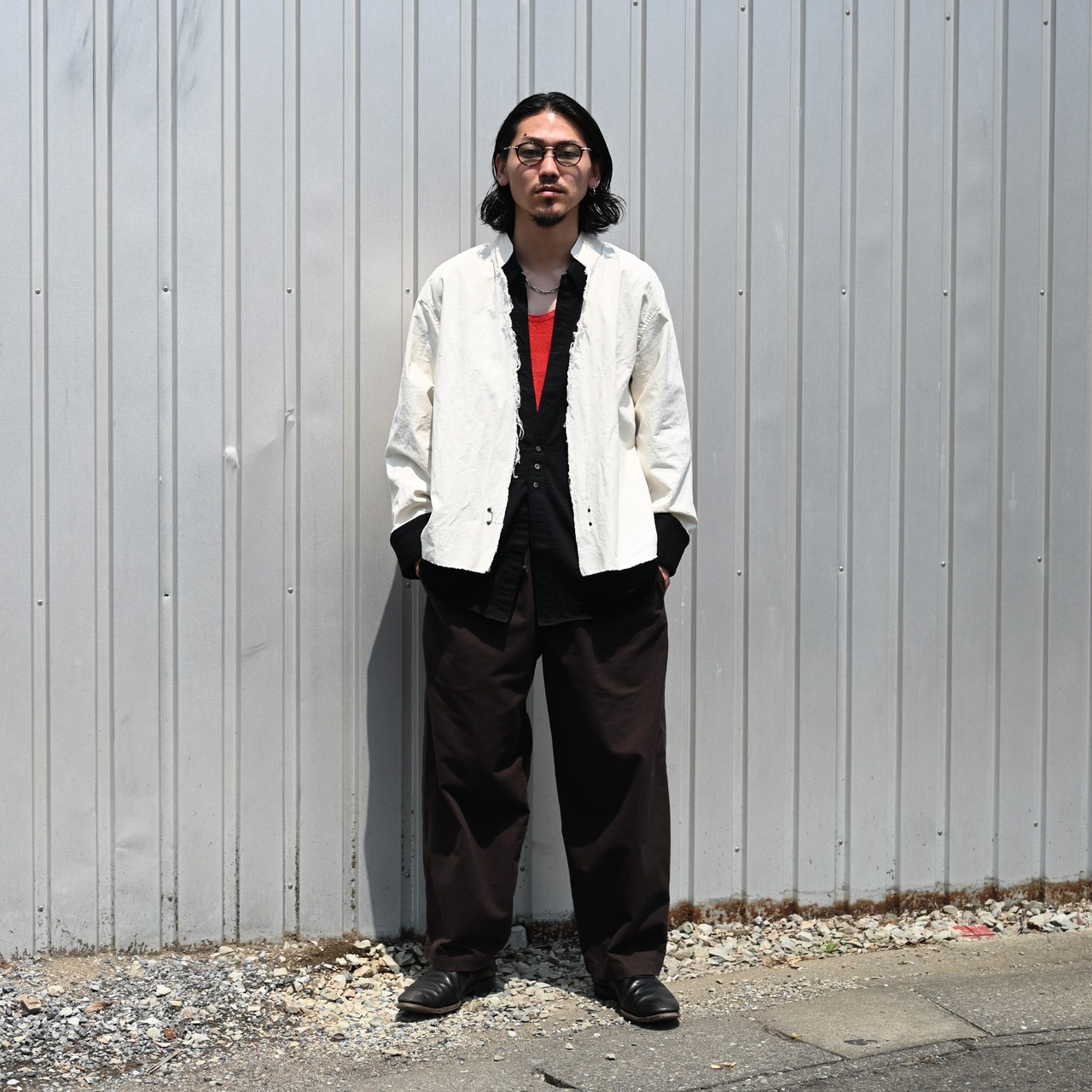 THE DAY / BRUSHED COTTON EASY TROUSERS