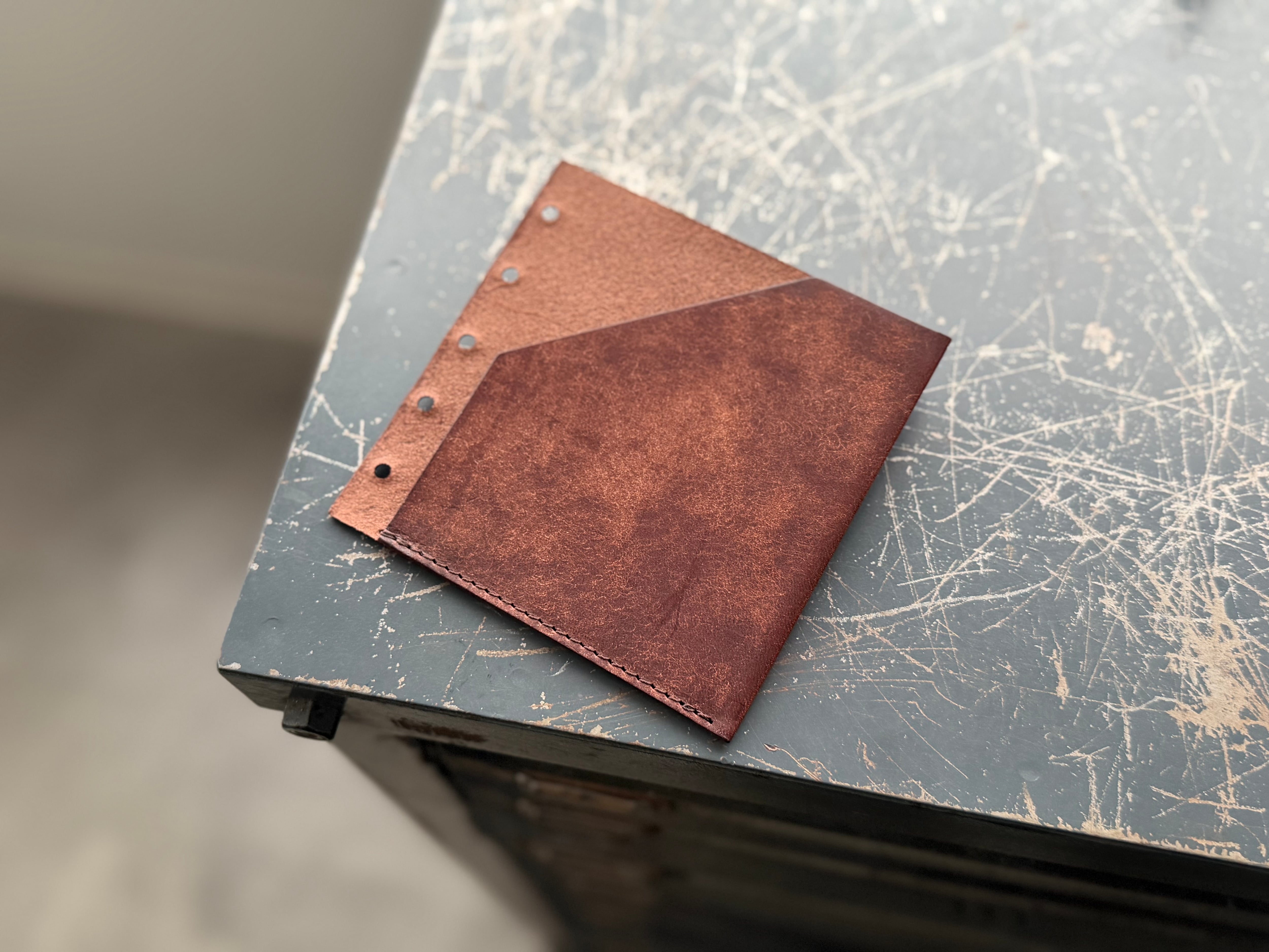 M5 square CARD CASE 【Dark brown】 | PAY ID