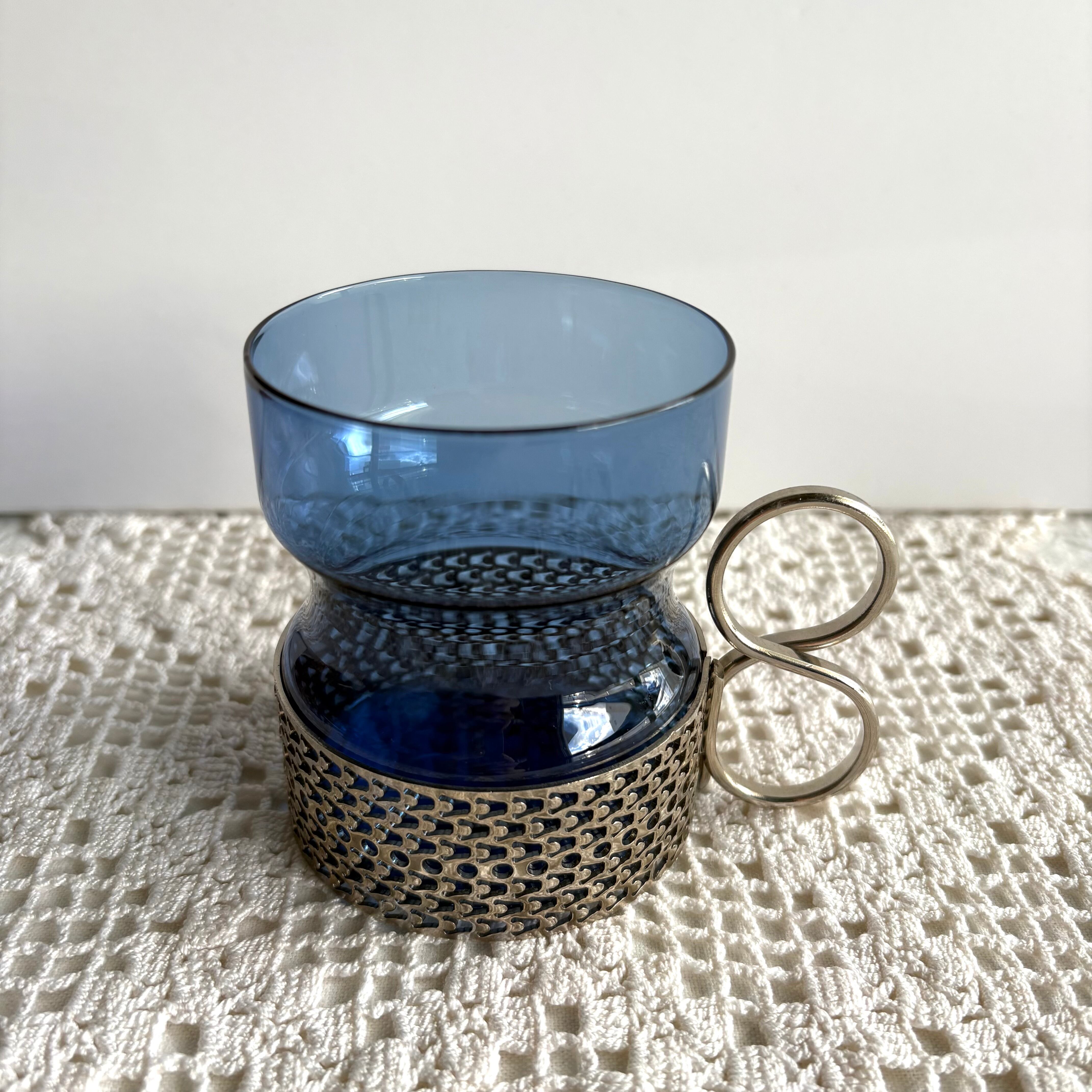  イッタラ　tsaikka Iittala vintage Tsaikka⁎༶ イッタラ ツァイッカ ホルダー付グラス