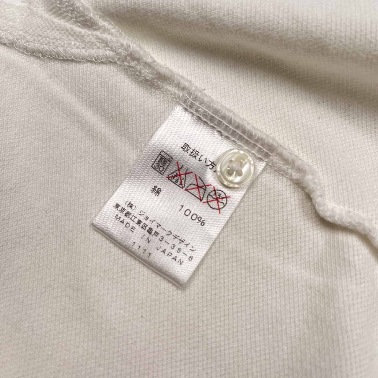 CAPTAIN SANTA キャプテンサンタ GOLF CLUB プリント 半袖 ポロシャツ サイズ L /鹿の子/ホワイト/ゴルフ