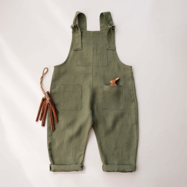 【即納】Dungarees olive _Dannie and Lilou
