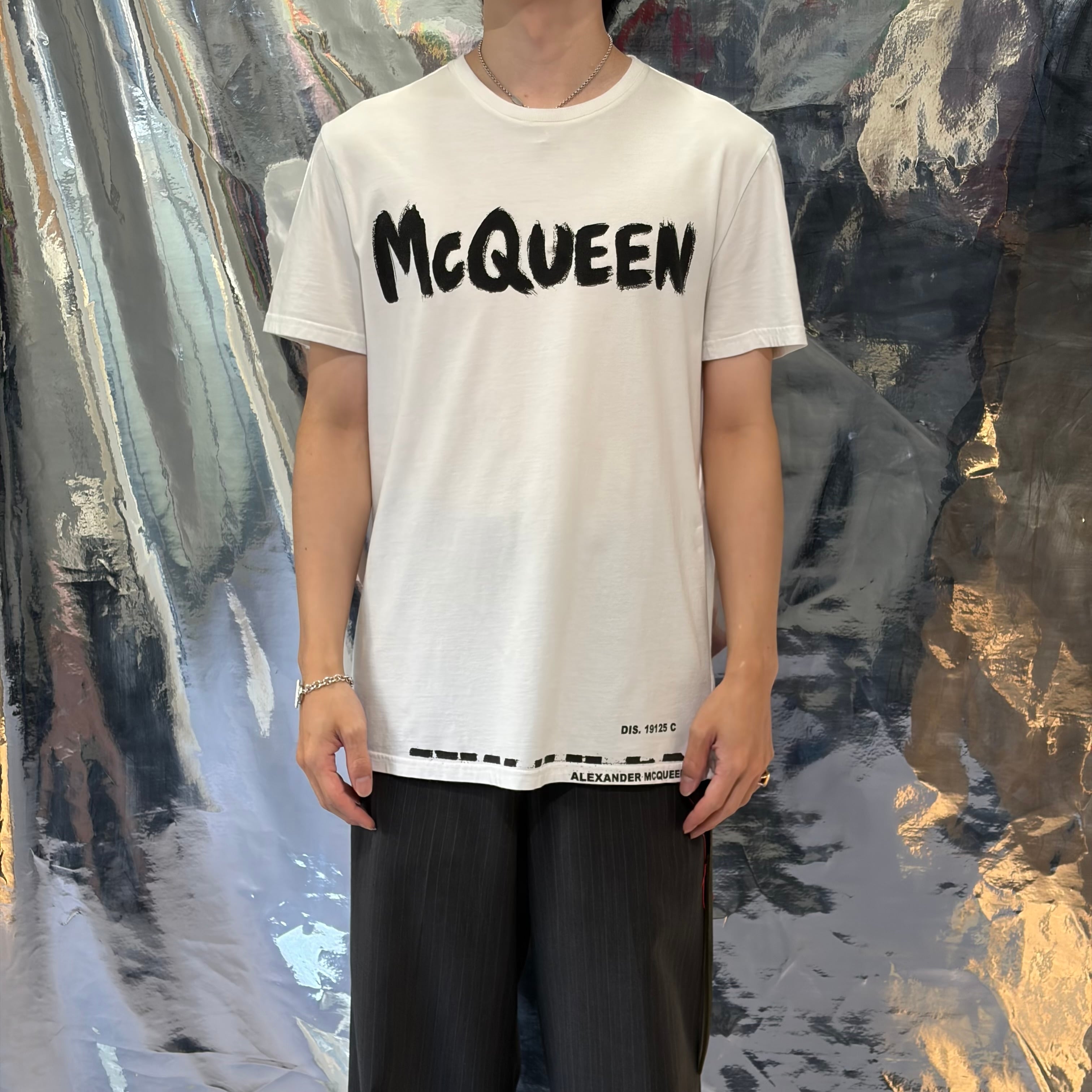 Alexander McQUEEN Tシャツ ホワイト アレキサンダーマックイーン