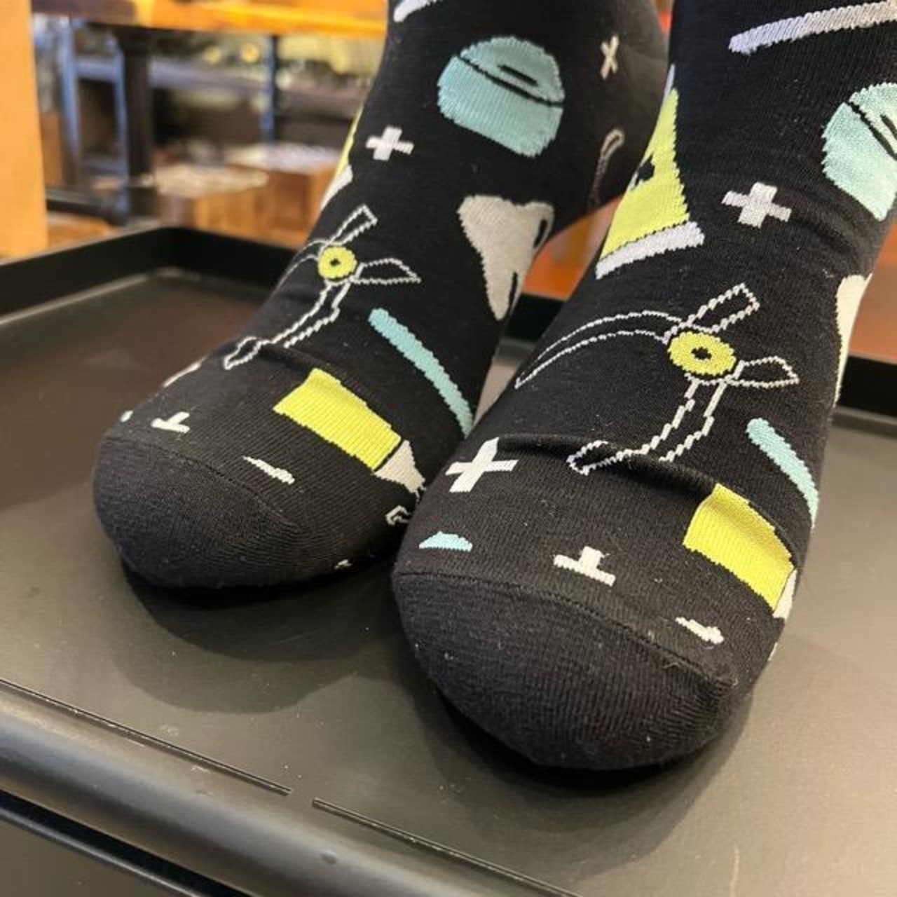 TOPANGA SOCKS Men's　Dentist　靴下　メンズソックス　歯医者　歯　足元ファッション　プチギフト