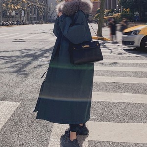 ファー付き ロングコート M 5col 250453