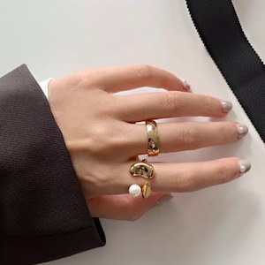 pearl bean ring (パールビーンリング)