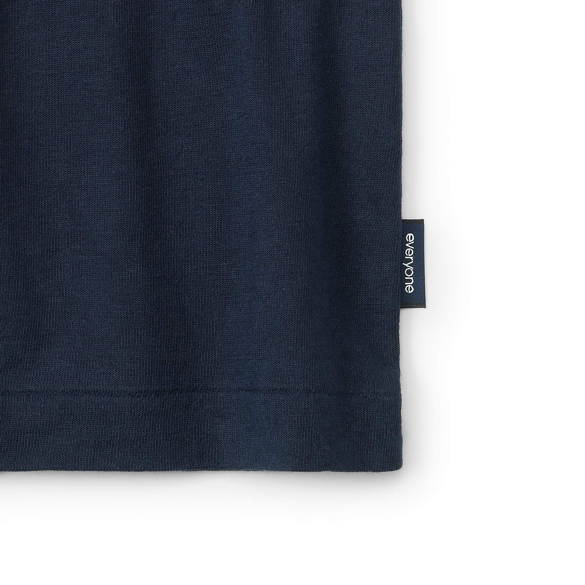 everyone american cotton long sleeve tee shirt (NAVY) | everyone
