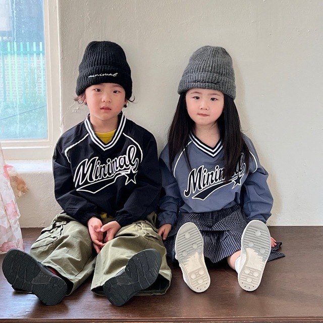 【ラス１】MINIMAL / ［kids size］minimal v neck mtm