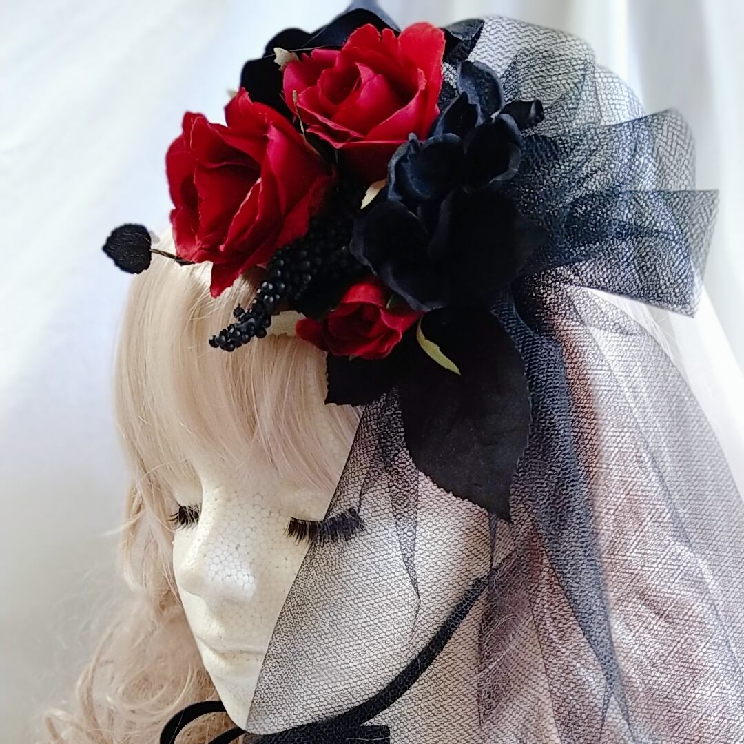 赤薔薇の女王 | 【Atelier Sourire】 ヘッドドレス ・ ヘッド ...