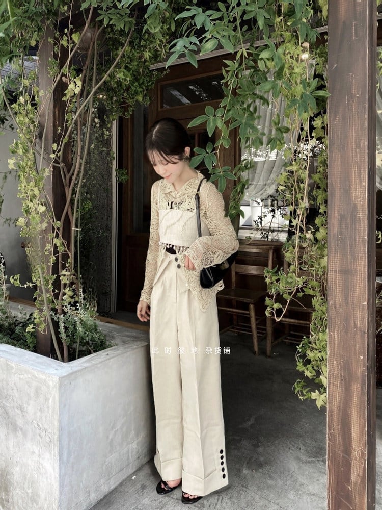 Crochet Lace Open Cardigan【2026051301】 | LE JARDIN BLANC