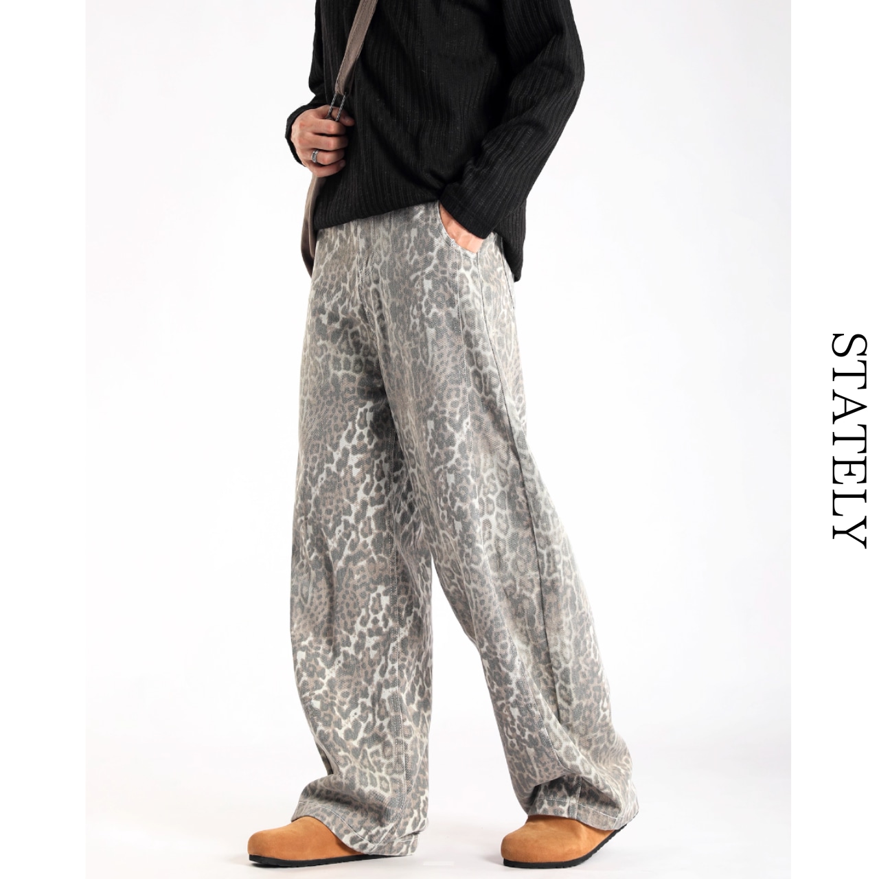 レオパード Wide Pants_B50・画像2