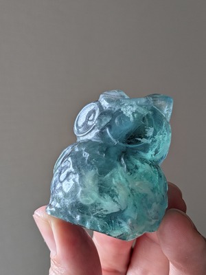 Feather Fluorite フェザーフローライト  ⭓ フクロウ ⭔ CARVING