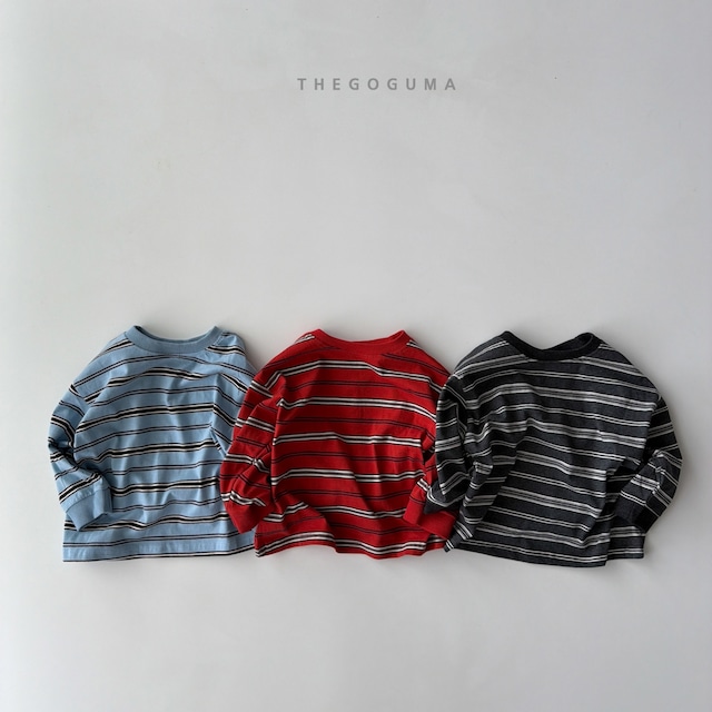【取寄】the goguma|tamtam border tee|タムタムダンガラTシャツ|XS-JL|kids&jr|26 autumn